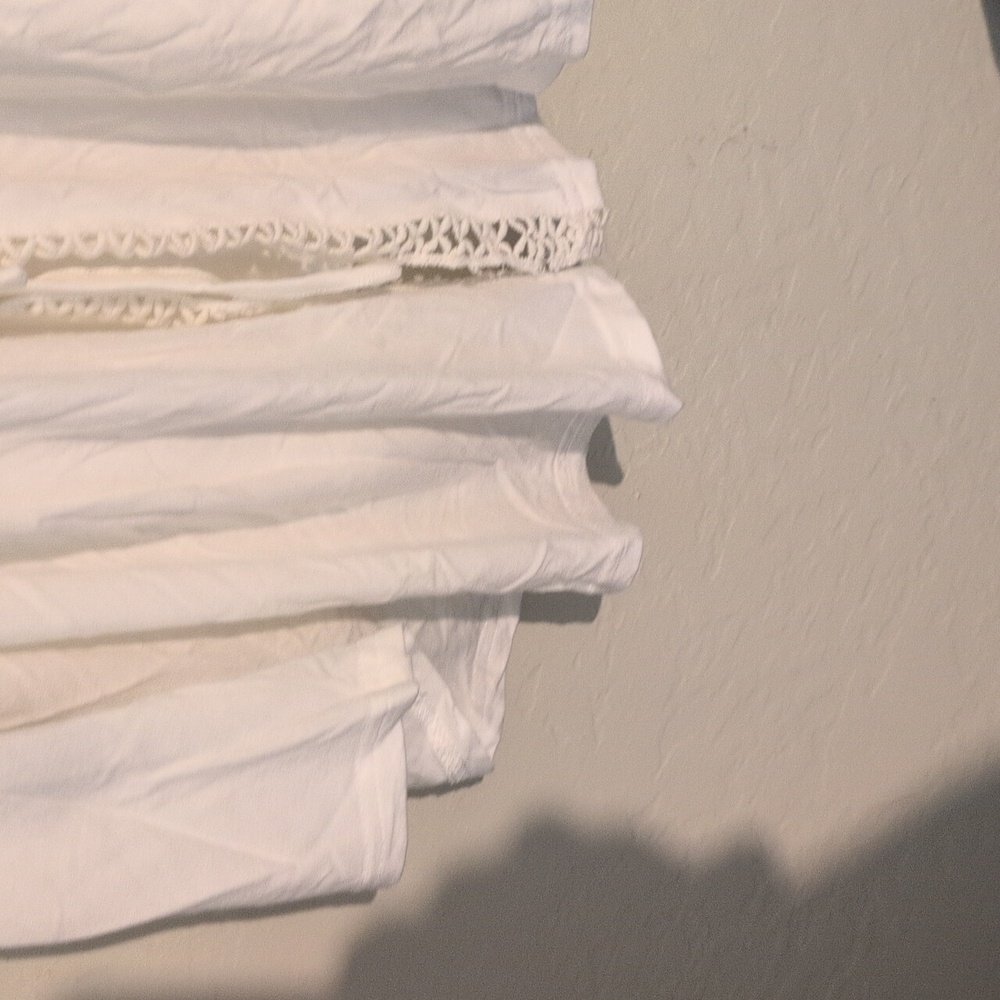 POL Lace and Flow Tank Top - Cream BOGO Blue Tank - Picture 7 of 11